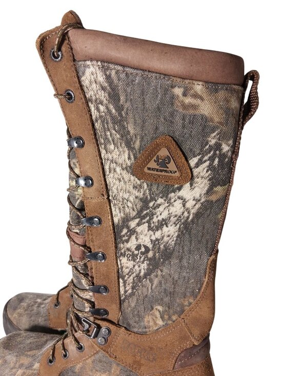 Rocky Mens Waterproof Camouflage Lace-Up Hunting Boots Size 11 main image 4